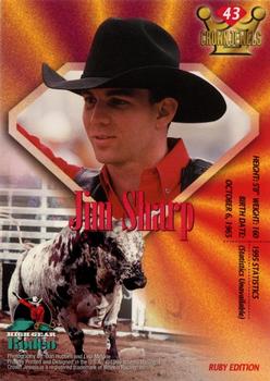 1996 High Gear Rodeo Crown Jewels #43 Jim Sharp Back